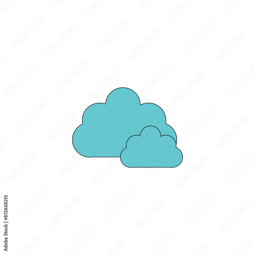 Bright Clouds Illustration Bright Clouds Illustration
