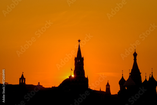 Moscow sunset. Travel and Landscape Photography