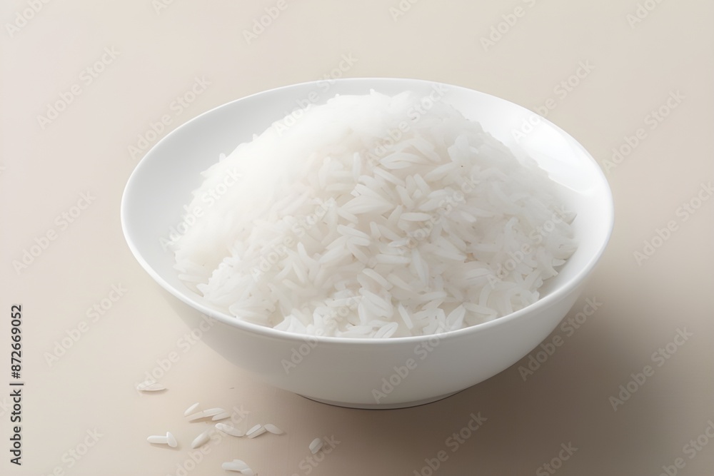 white rice in a bowl white rice in a bowl