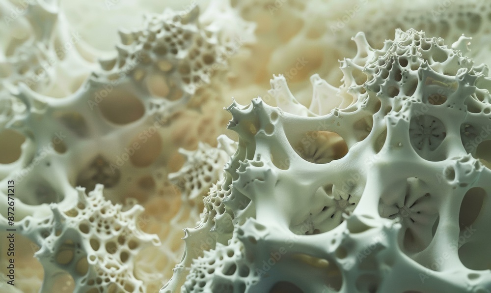 3D rendering of a coral-like structure. AI. 3D rendering of a coral-like structure. AI.