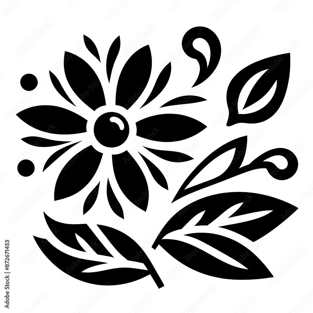 Simple vector line icon illustration, flower shape for transparent background. Simple vector line icon illustration, flower shape for transparent background.