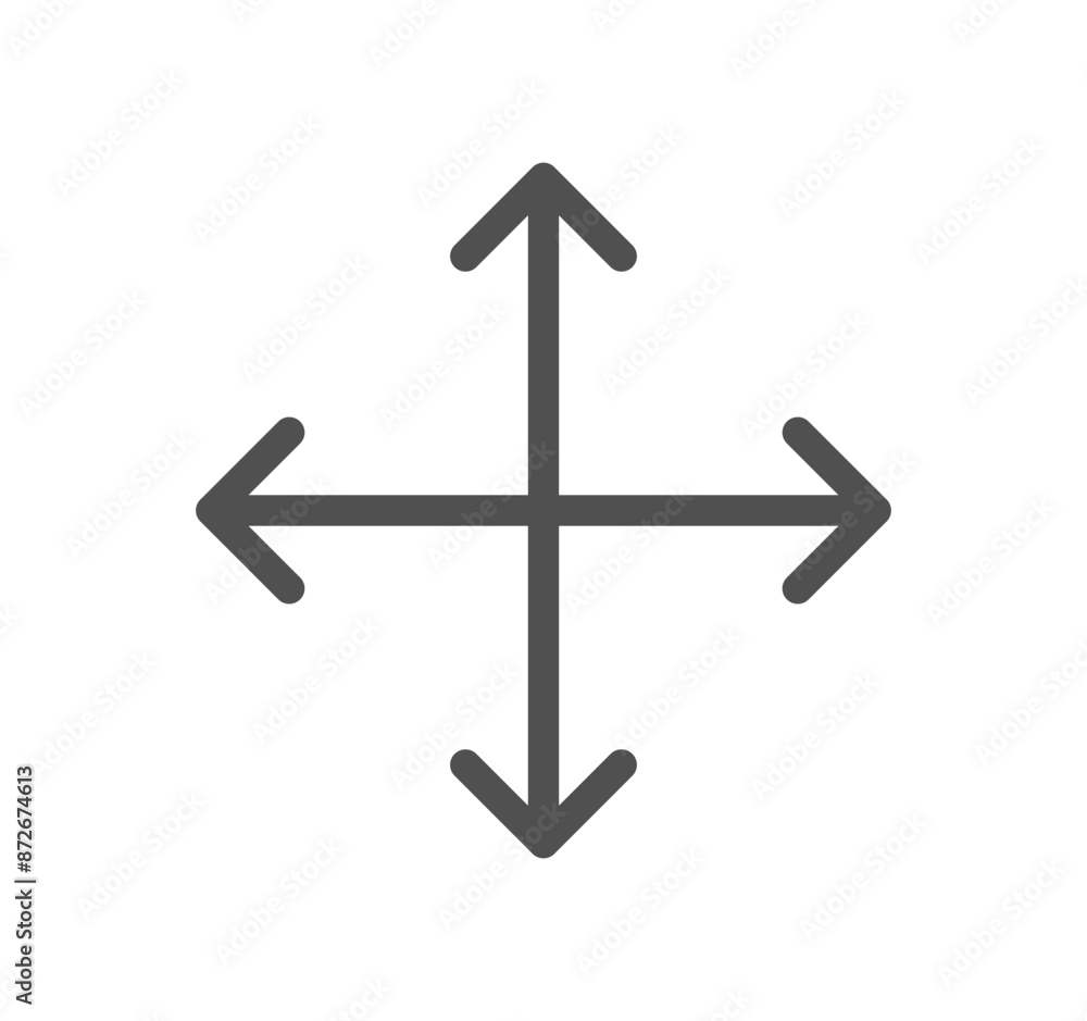 Arrows related icon outline and linear vector.
Arrows related icon outline and linear vector.