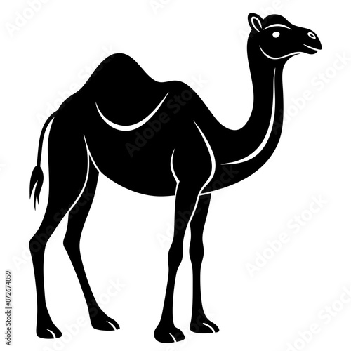 camel cartoon isolated