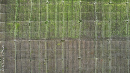 Kuching, Malaysia - July 4 2024: Aerial View of The Skuduk Paddy Field photo