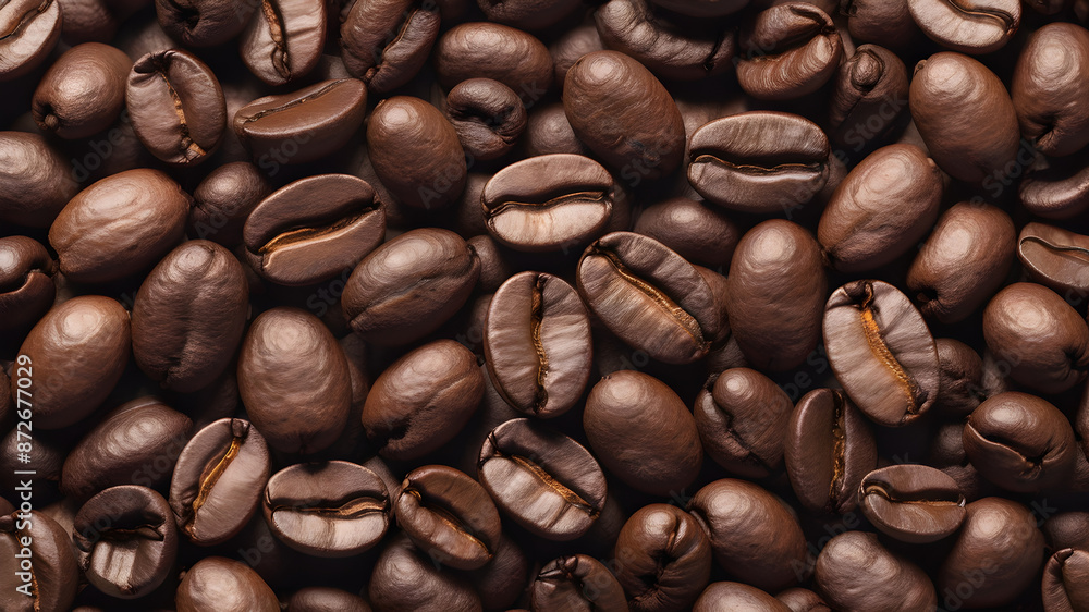 Naklejka premium coffee beans isolated