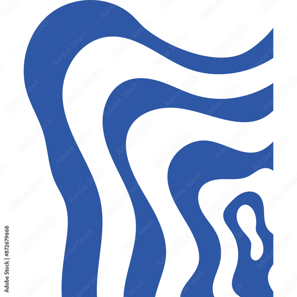 Abstract Wavy Corner Abstract Wavy Corner
