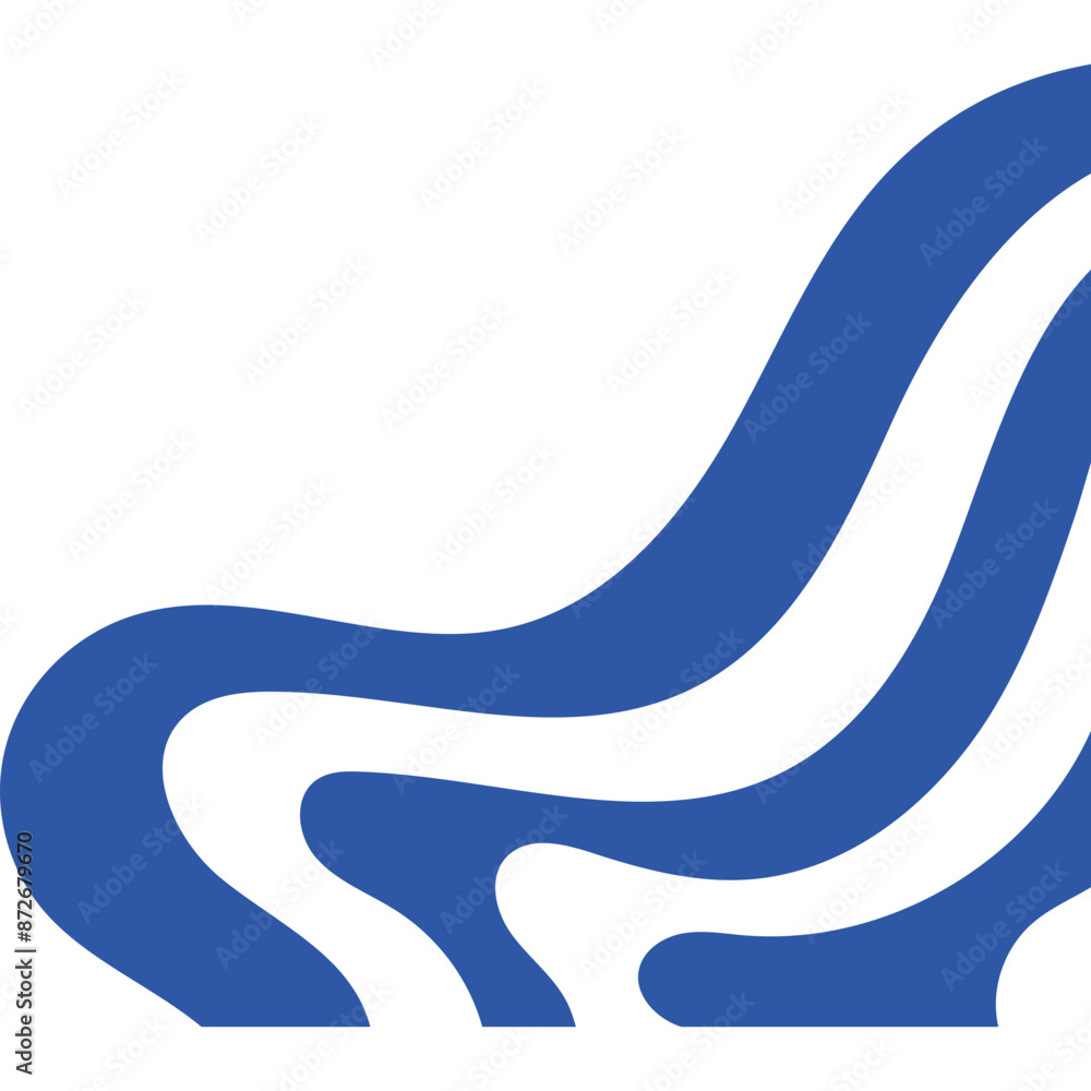 Abstract Wavy Corner Abstract Wavy Corner
