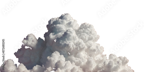 Vector soft clean fluffy clouds shapes cutout clean cumulus cloudscape cut out specials fog on transparent background.