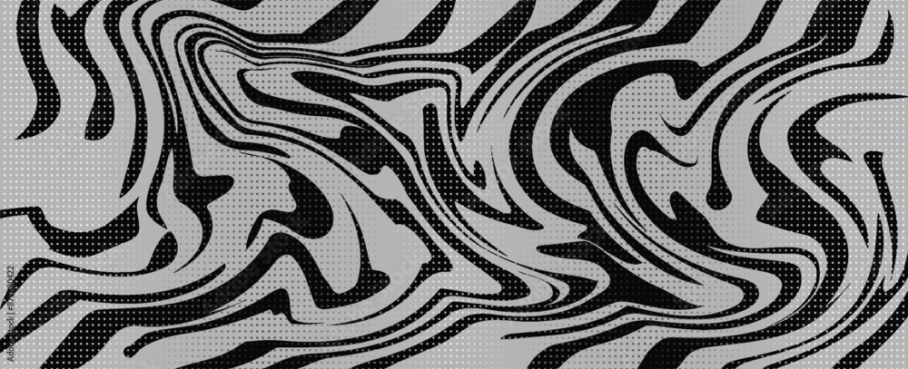 Obraz premium halfton pattern dot background texture overlay grunge distress linear vector. Vector halftone dots. Halftone vector Technology Background