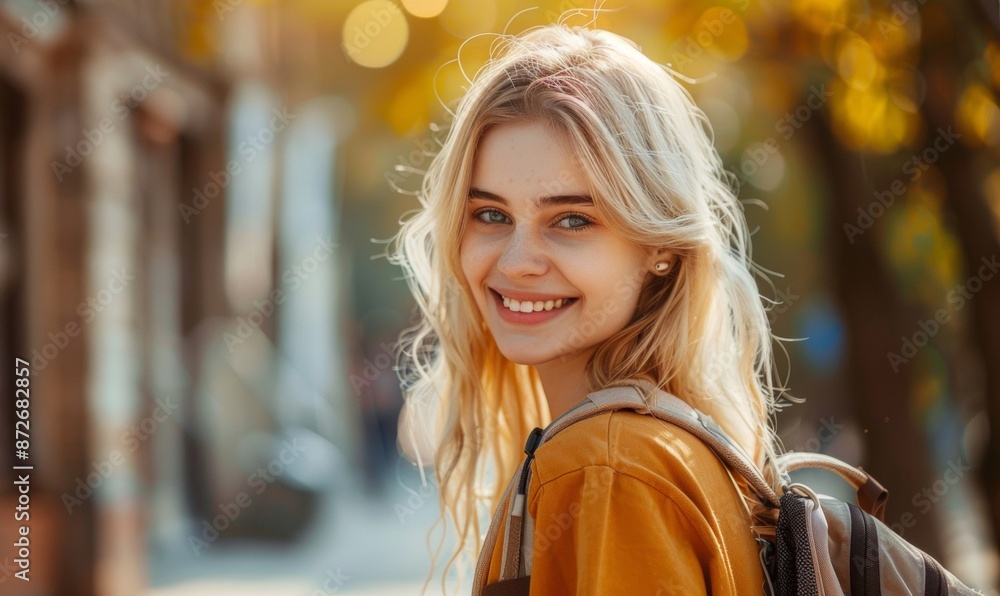 A teenage girl who is a high school student, full of warmth and confidence as she looks directly into the camera, she shows a spirit of hope and readiness for the future. A teenage girl who is a high school student, full of warmth and confidence as she looks directly into the camera, she shows a spirit of hope and readiness for the future.