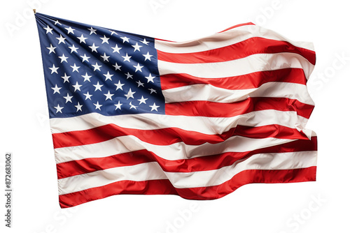 Waving American Flag