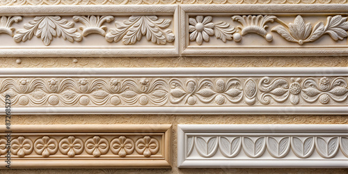 decorative plaster, stucco molding, mouding,