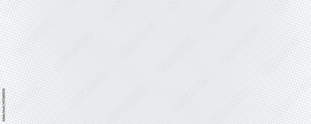 Modern halftone white and grey background. Design decoration concept for web layout, poster, banner Modern halftone white and grey background. Design decoration concept for web layout, poster, banner
