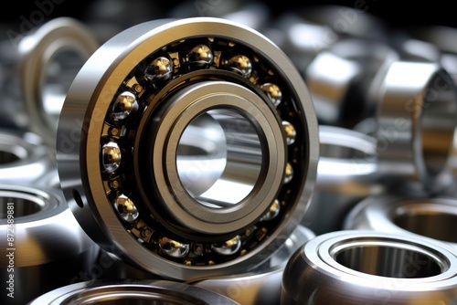 Plakat w ramie Ball bearings for industry