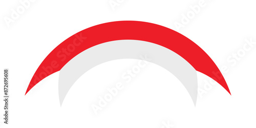 Free Download Flag of Indonesia ribbon vector - GFXLoad