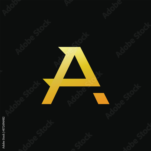 Minimalist Letter A Logo Design, Ideal for Corporate Branding