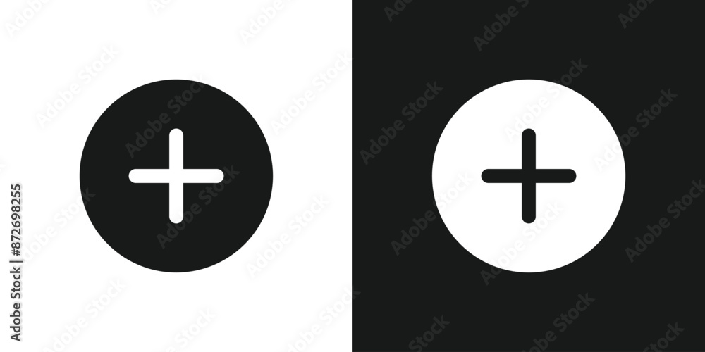 Add new icon button set.Create icon symbol. Vector illustration Add new icon button set.Create icon symbol. Vector illustration