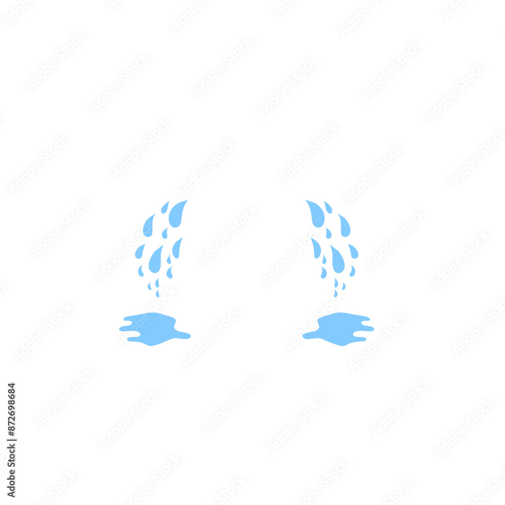 illustration of cartoon tears dripping illustration of cartoon tears dripping