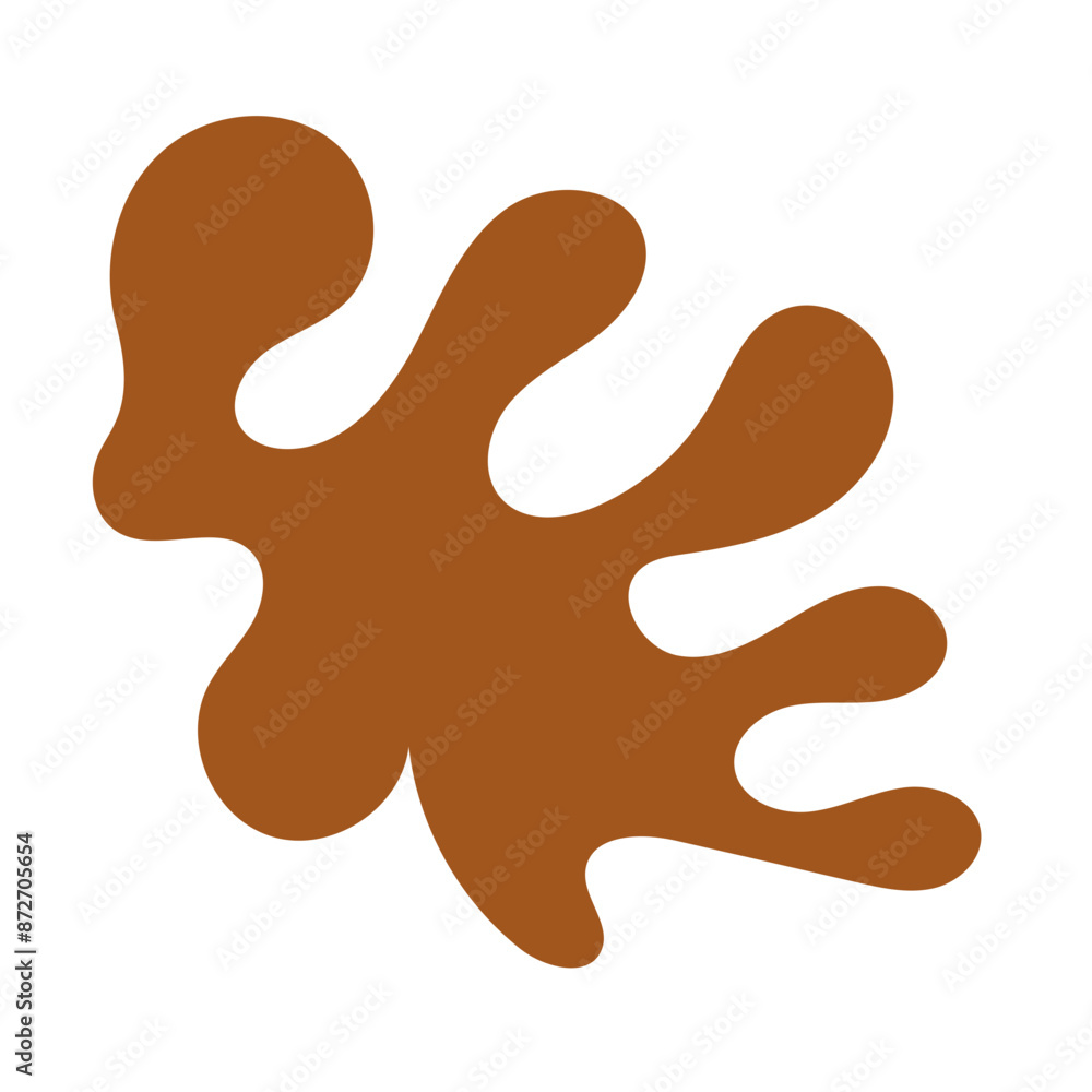 Orange brown abstract shapes colour vector Orange brown abstract shapes colour vector