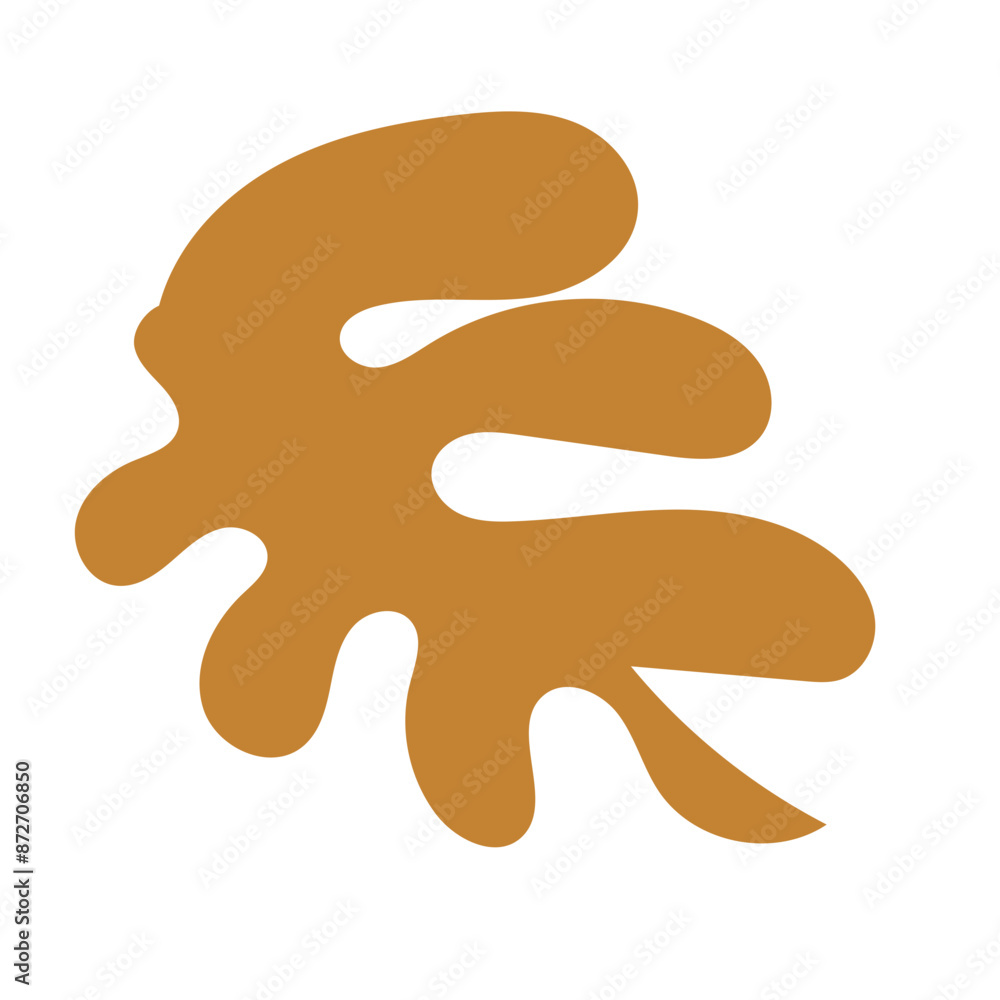 Orange brown abstract shapes colour vector Orange brown abstract shapes colour vector