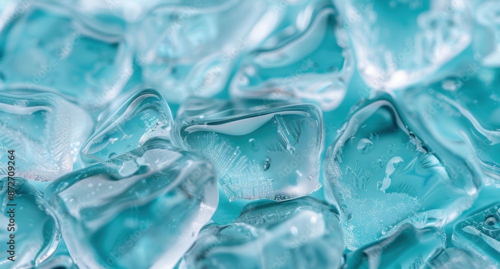 Frozen water texture with abstract patterns Frozen water texture with abstract patterns