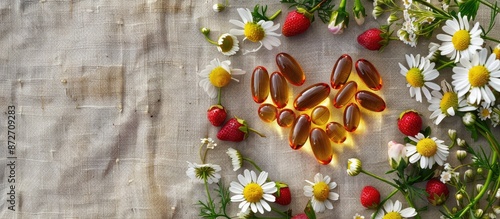 Chamomile flowers, fish oil...