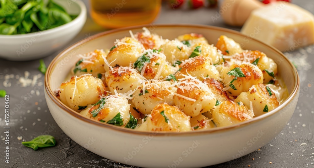 Roasted potatoes with parmesan and herbs Roasted potatoes with parmesan and herbs