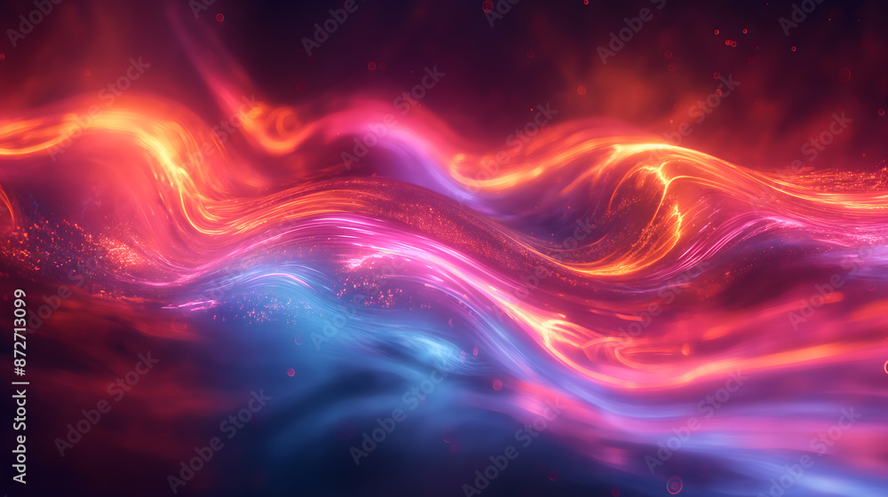 Cosmic Light Show: A Vibrant Display of Abstract Particles and Colors Cosmic Light Show: A Vibrant Display of Abstract Particles and Colors