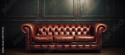 Vintage-filtered leather so...