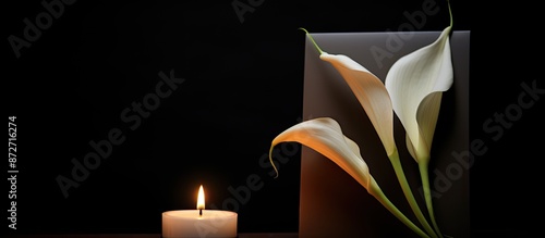 A sympathy card featuring a...