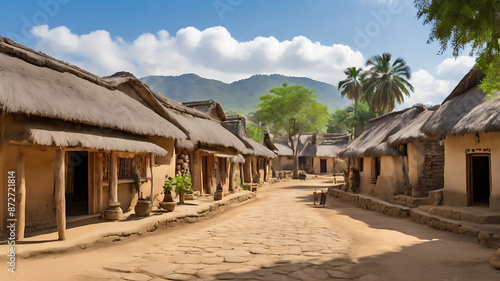 Ancient ruins with historical significance  weathered stones  and archaeological importance. Highlight the historical context and provide space for informative text.  