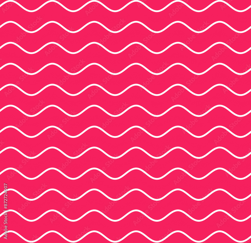 White line wave seamless pattern on pink background, beautiful pattern for interior decorative, abstract waves concept and design White line wave seamless pattern on pink background, beautiful pattern for interior decorative, abstract waves concept and design