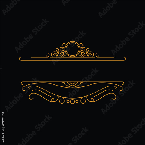 Blank lettering vintage badge logo