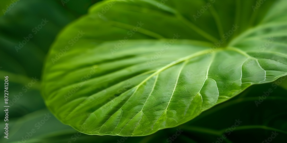 Green Kava Plant Leaf Closeup in a Polynesian Garden Nature Photography. Concept Nature Photography, Plant Close-Up, Polynesian Garden, Green Leaf, Kava Plant Green Kava Plant Leaf Closeup in a Polynesian Garden Nature Photography. Concept Nature Photography, Plant Close-Up, Polynesian Garden, Green Leaf, Kava Plant