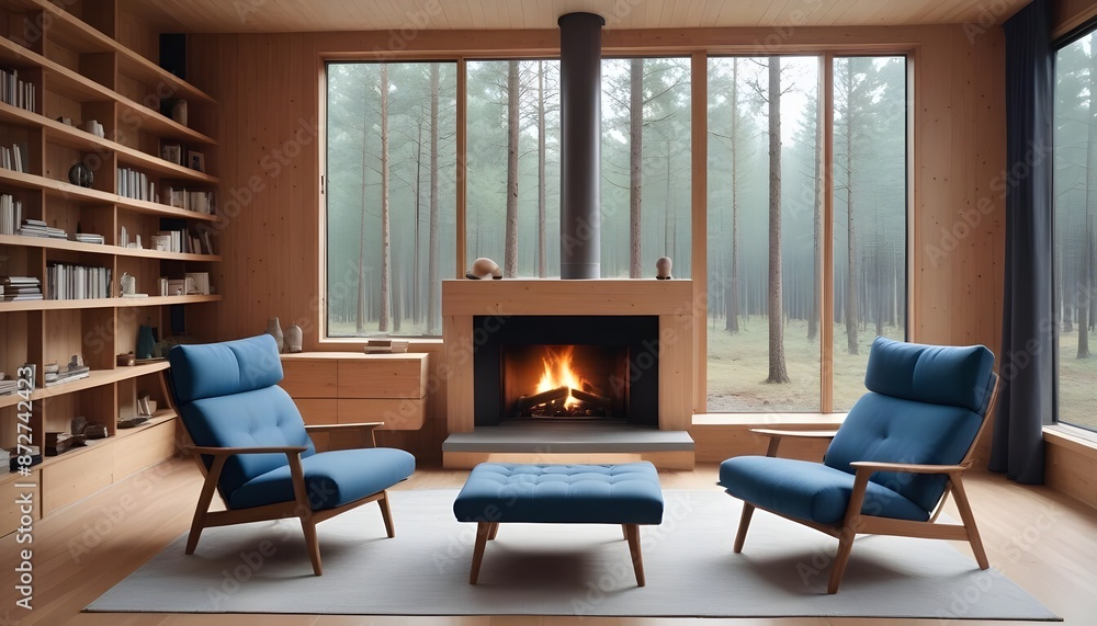 Scandinavian living room interior design zoom background Scandinavian living room interior design zoom background