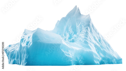 PNG Iceberg nature white landscape. photo