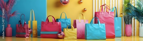 Vibrant Pop up Digital Shop...