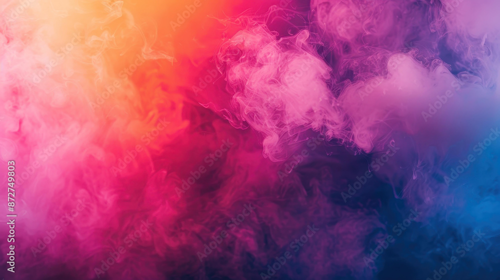 Fototapeta premium Intriguing abstract smoke on dark backdrop.
