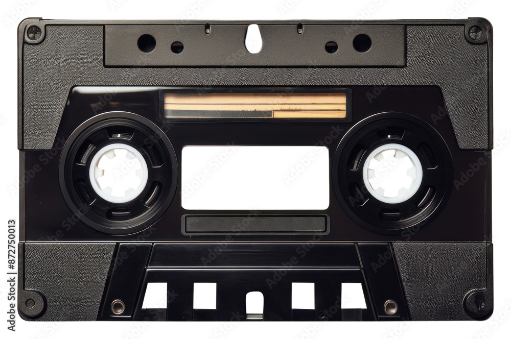 Fototapeta premium PNG Black Audio Cassette electronics cassette black.
