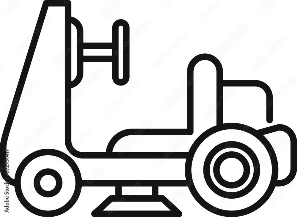 Lawn mower machine using modern cutting system for garden care, professional gardening equipment Lawn mower machine using modern cutting system for garden care, professional gardening equipment