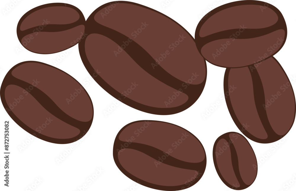 Fototapeta premium Coffee Beans illustration