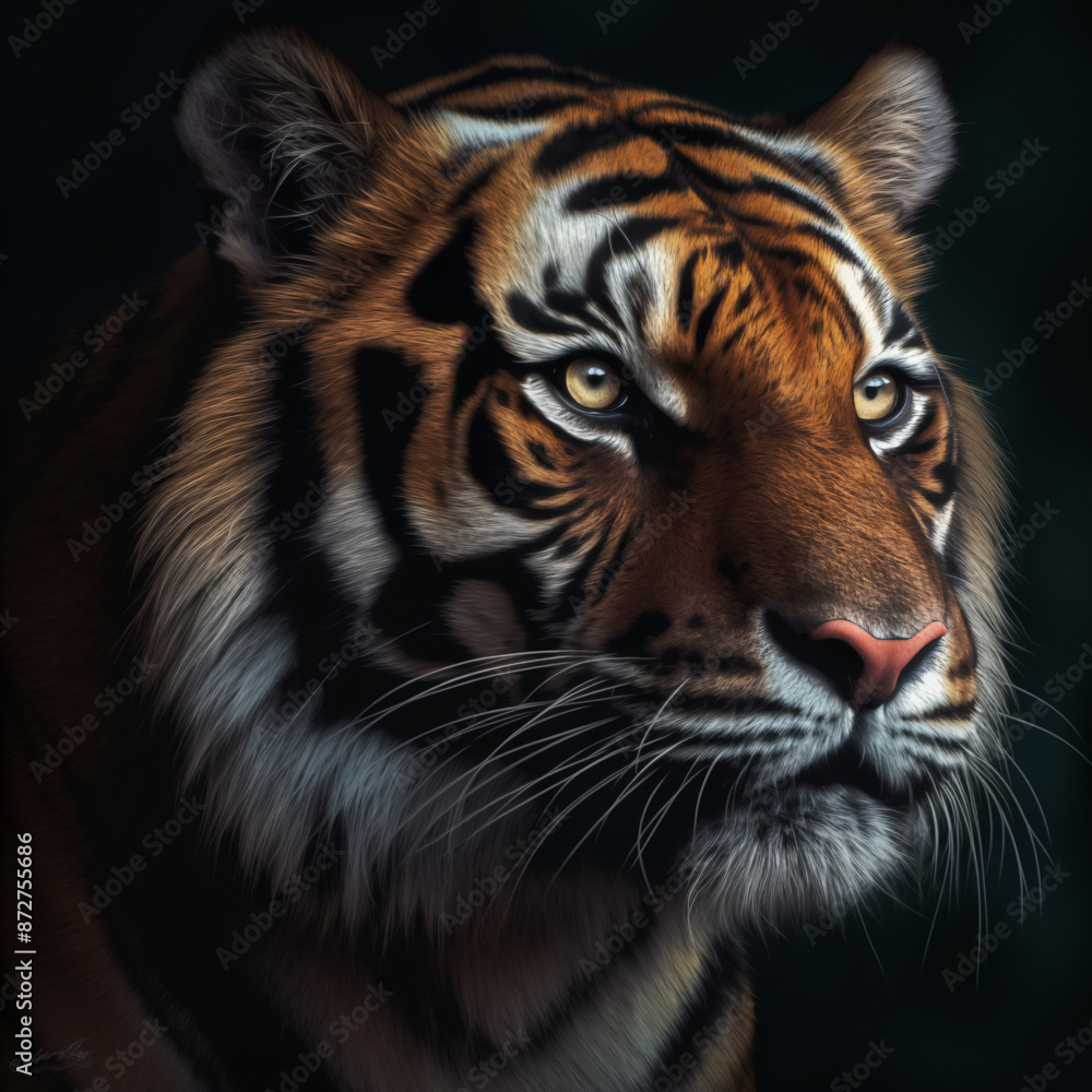 Naklejka premium tiger