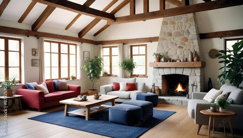 Scandinavian living room interior design zoom background Scandinavian living room interior design zoom background