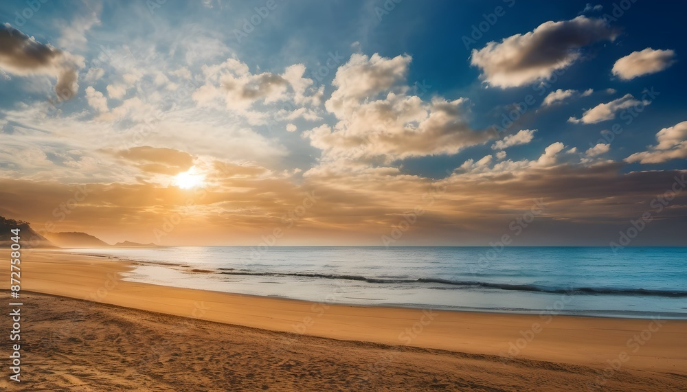 Obraz premium sunset on the beach