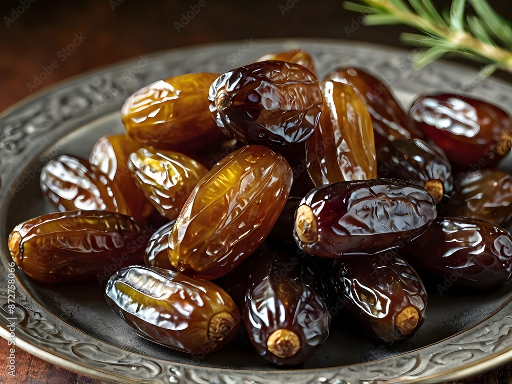 dates close up. date palm background. Date palm on a traditional craftsman market.Horizontal image. dates close up. date palm background. Date palm on a traditional craftsman market.Horizontal image.