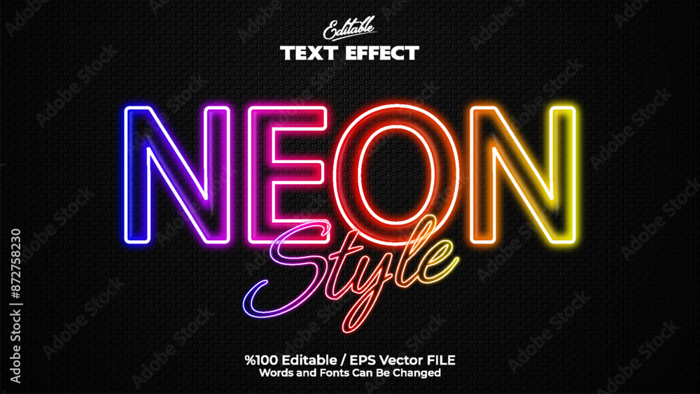 © Royal Ability - A Neon Future text effect made on a black background, colorful and fully customizable and editable with its font, colors, and neon style text. © Royal Ability - A Neon Future text effect made on a black background, colorful and fully customizable and editable with its font, colors, and neon style text.