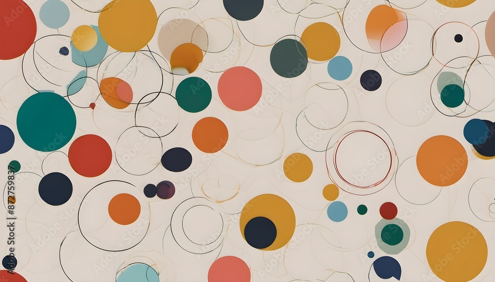 seamless pattern with circles seamless pattern with circles