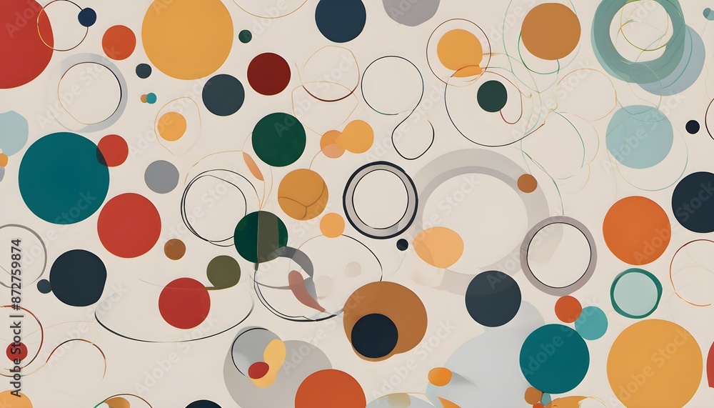 seamless pattern with circles seamless pattern with circles