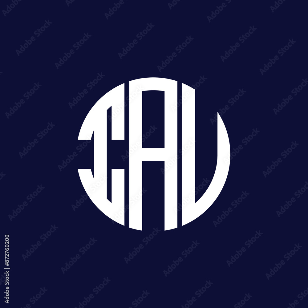 Obraz premium iau circle logo design