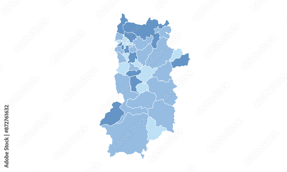 Map of Nara isolated blue tone color style.Map of Japan.for website layouts, background, education, precise, customizable, Travel worldwide, map silhouette backdrop, earth geography, political. Map of Nara isolated blue tone color style.Map of Japan.for website layouts, background, education, precise, customizable, Travel worldwide, map silhouette backdrop, earth geography, political.